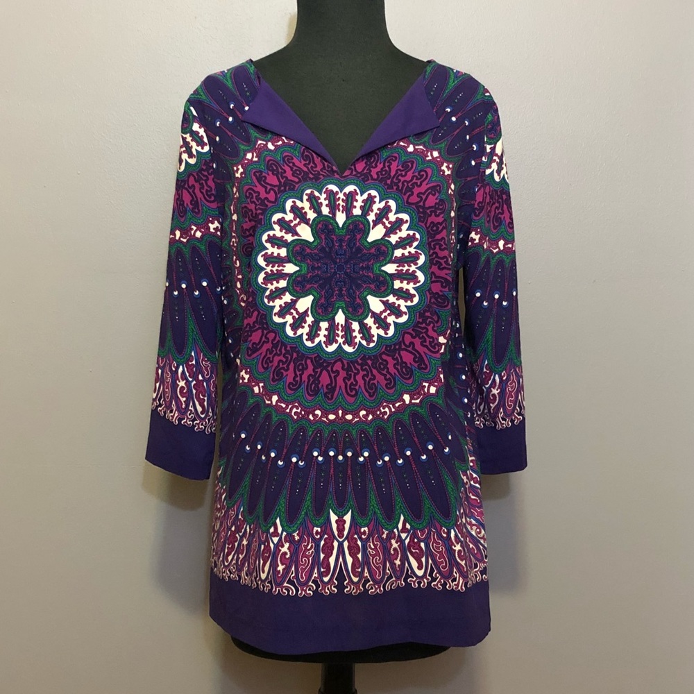 Nicole Miller 3/4 Sleeve Tunic